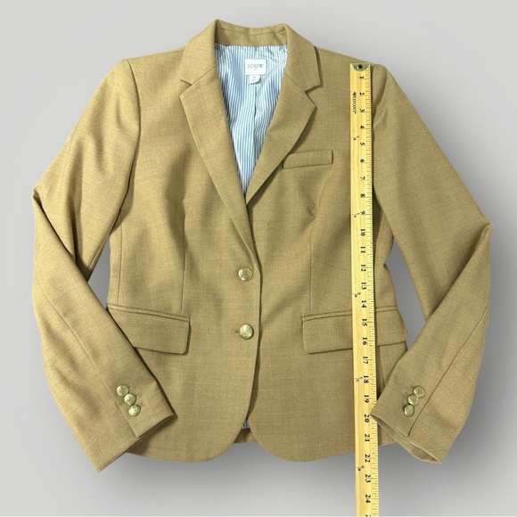 J.Crew Original Schoolboy Bazer in Camel Sz 2 - Picture 10 of 14